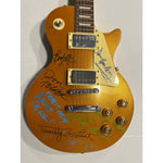 Load image into Gallery viewer, The Eagles Bernie Laden Joe Walsh Don Henley Glenn Frey Randy Meisner signed and inscribed Les Paul electric guitar with proof
