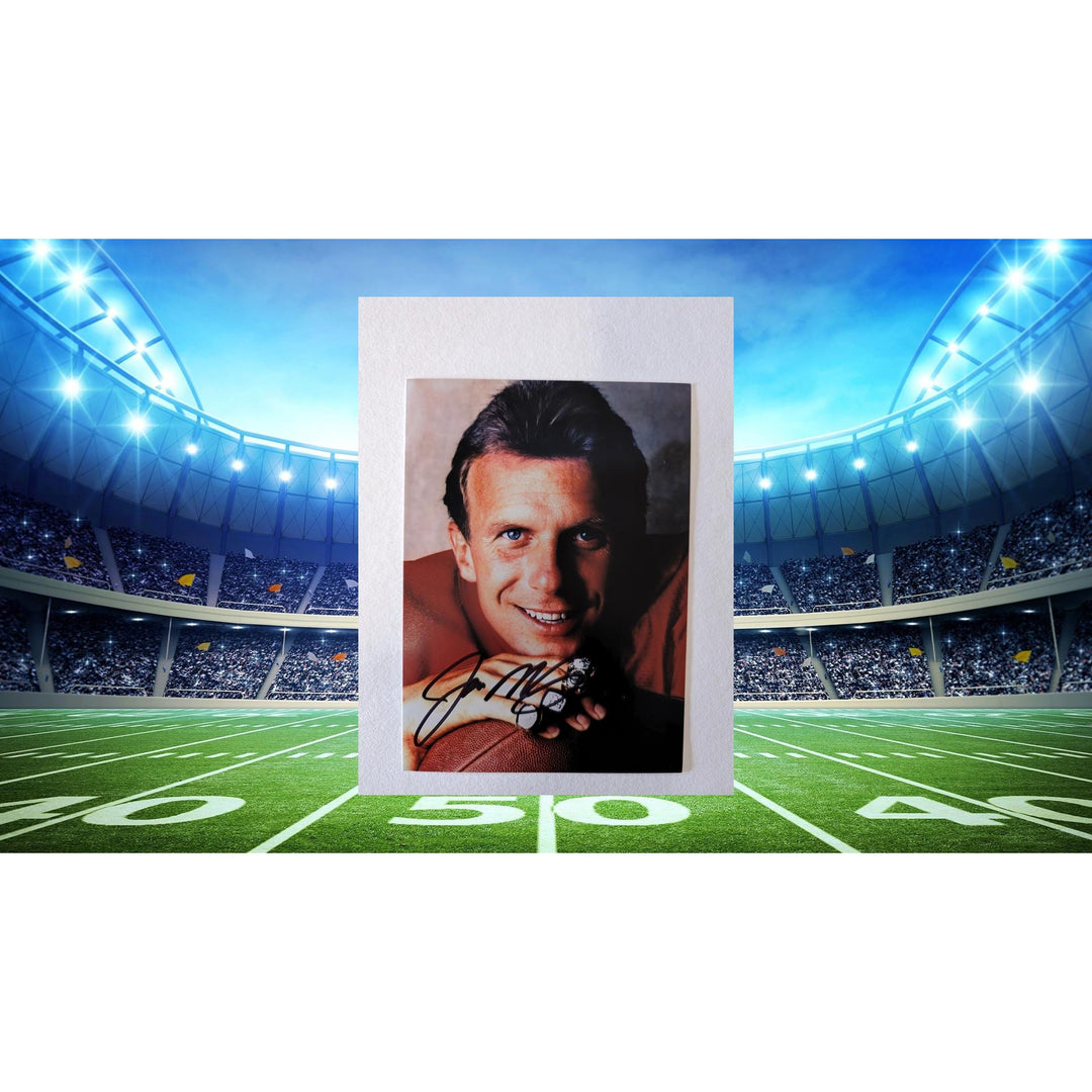 Joe Montana 5x7 photograph signed with proof