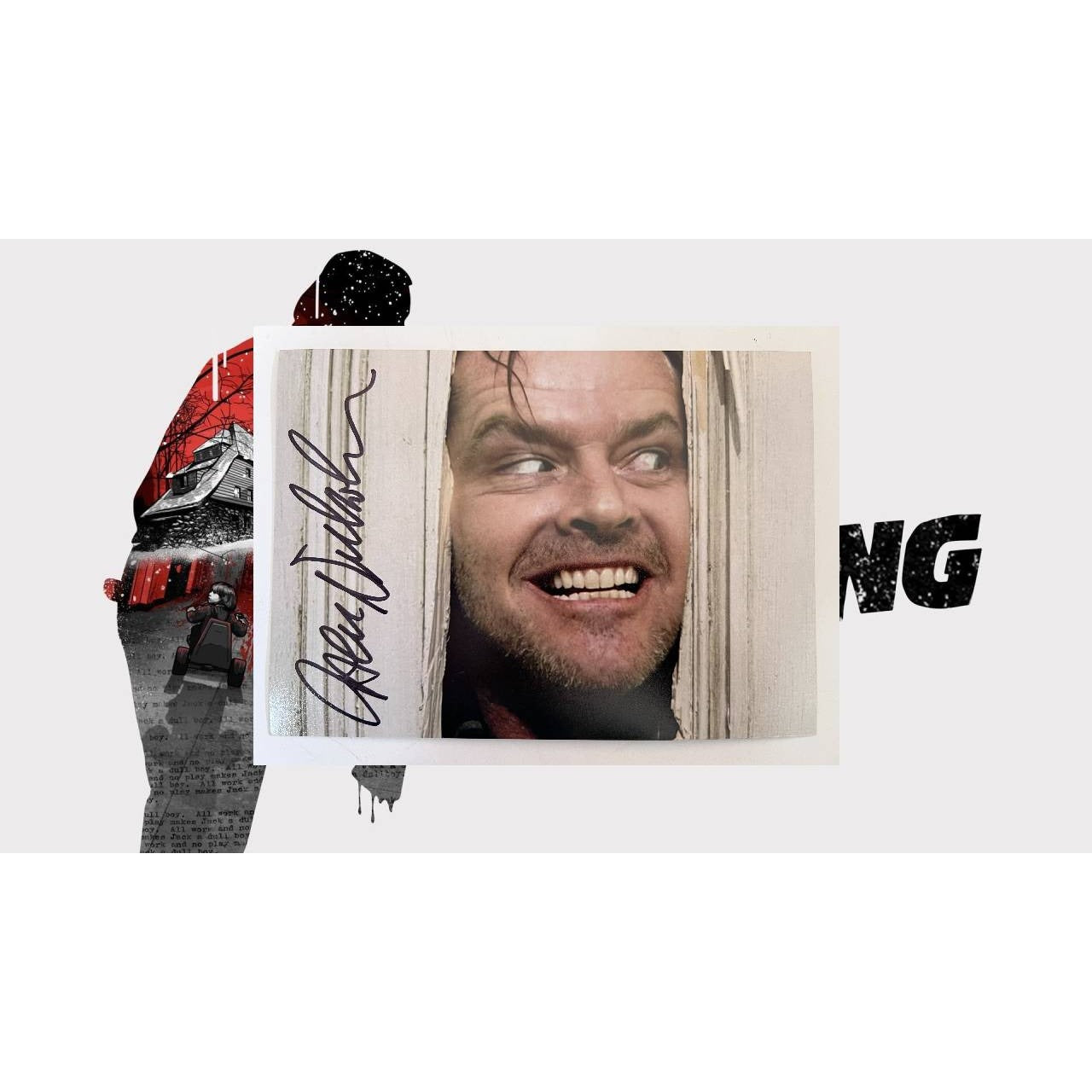 Jack Nicholson The Shining 5x7 photo signed with proof