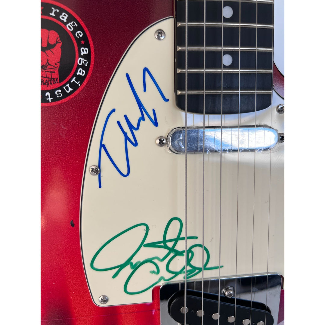 RATM Rage Against The Machine Zack de la Rocha, Tim Commerford, Brad Wilk, Tom Morello One of a Kind full size telecaster electric guitar si.