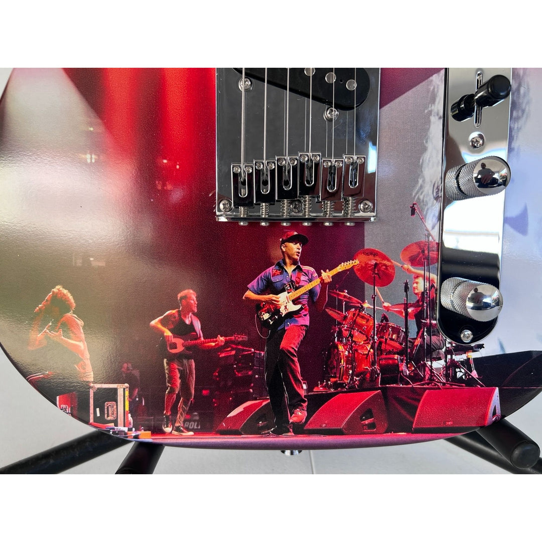 RATM Rage Against The Machine Zack de la Rocha, Tim Commerford, Brad Wilk, Tom Morello One of a Kind full size telecaster electric guitar si.