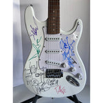 Load image into Gallery viewer, Velvet Revolver Scott Weiland Matt Cameron Slash Duff McKagen electric guitar signed with proof
