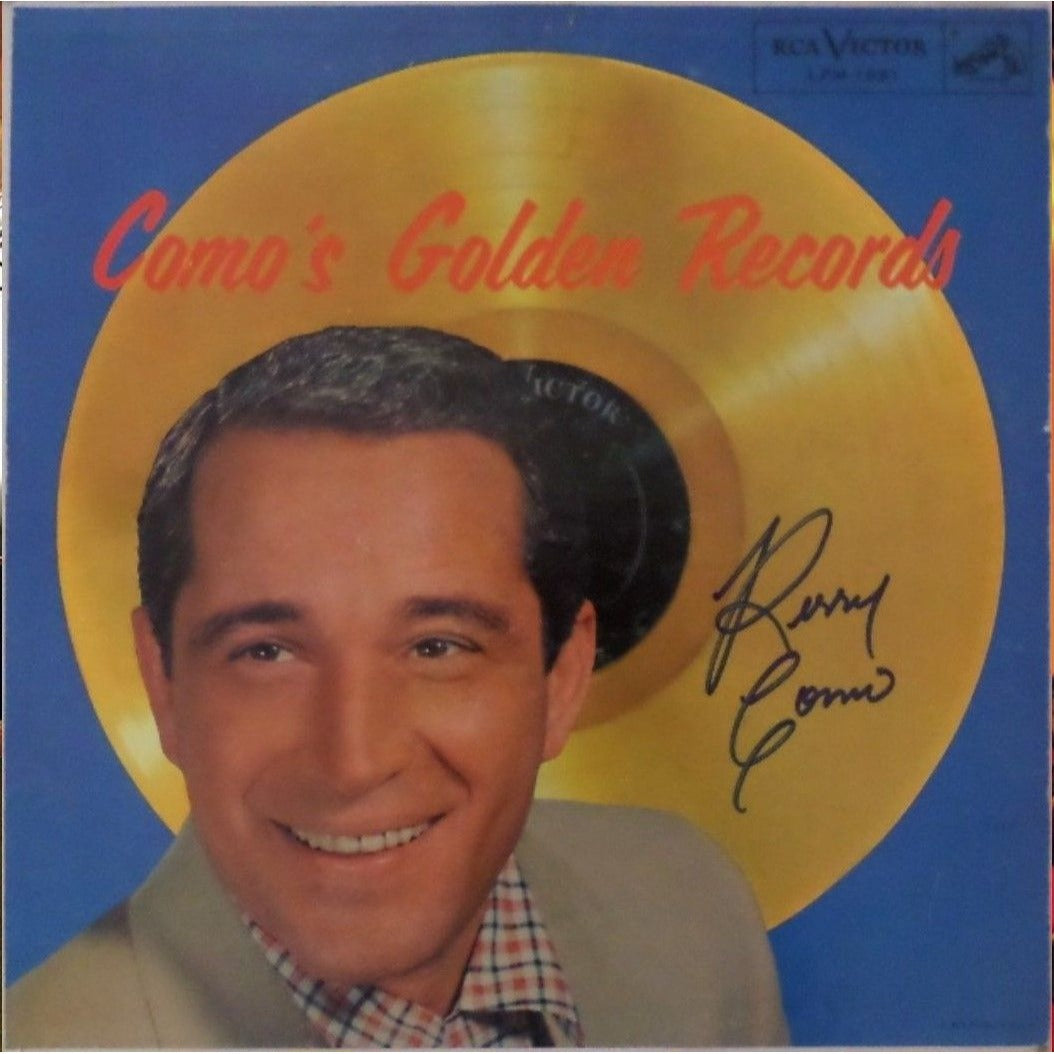 Perry Como signed LP