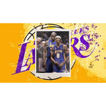 Load image into Gallery viewer, Los Angeles Lakers Kobe Bryant and Shaquille O&#39;Neal 16x20 photo signed with proof
