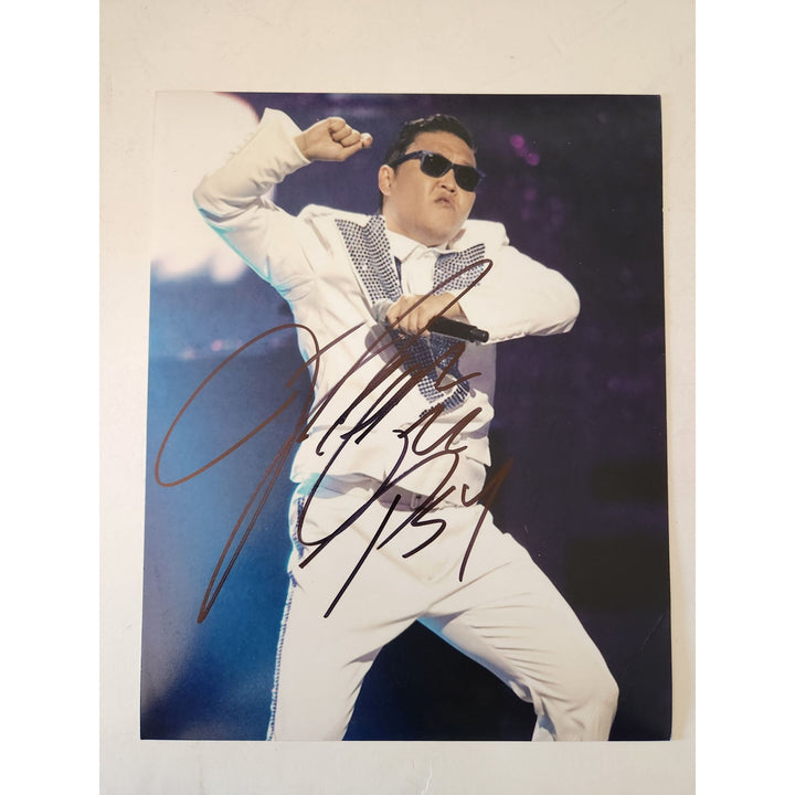 PSY Park Jae Sang 8x10 photo signed with proof