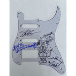 Load image into Gallery viewer, Keith Richards Rolling Stones Angus Young AC/DC Saul Hudson &quot;Slash&quot; GNR Fender Stratocaster electric guitar pickguard signed with proof
