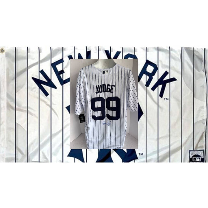 New York Yankees Aaron Judge nike  jersey signed with proof