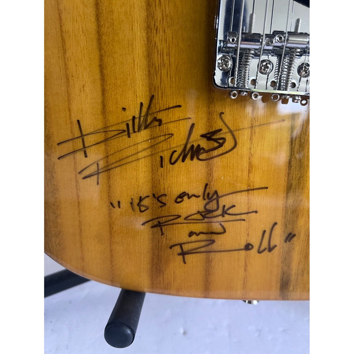 Keith Richards signed and inscribed It's Only Rock and Roll butterscotch Telecaster electric guitar signed with proof