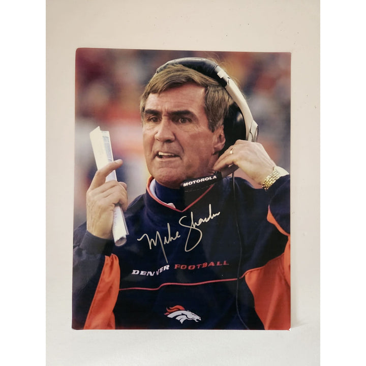 Denver Broncos Mike Shanahan 8x10 photo signed