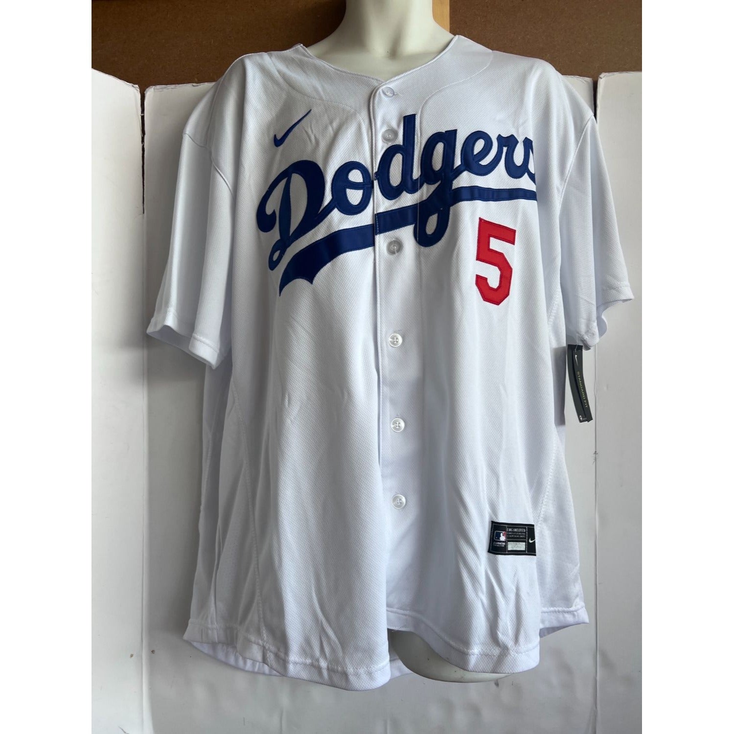 Freddie Freeman Los Angeles Dodgers game model jersey signed with proof