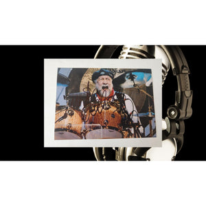 Mick Fleetwood legendary Fleetwood Mac drummer 5x7 photo signed with proof