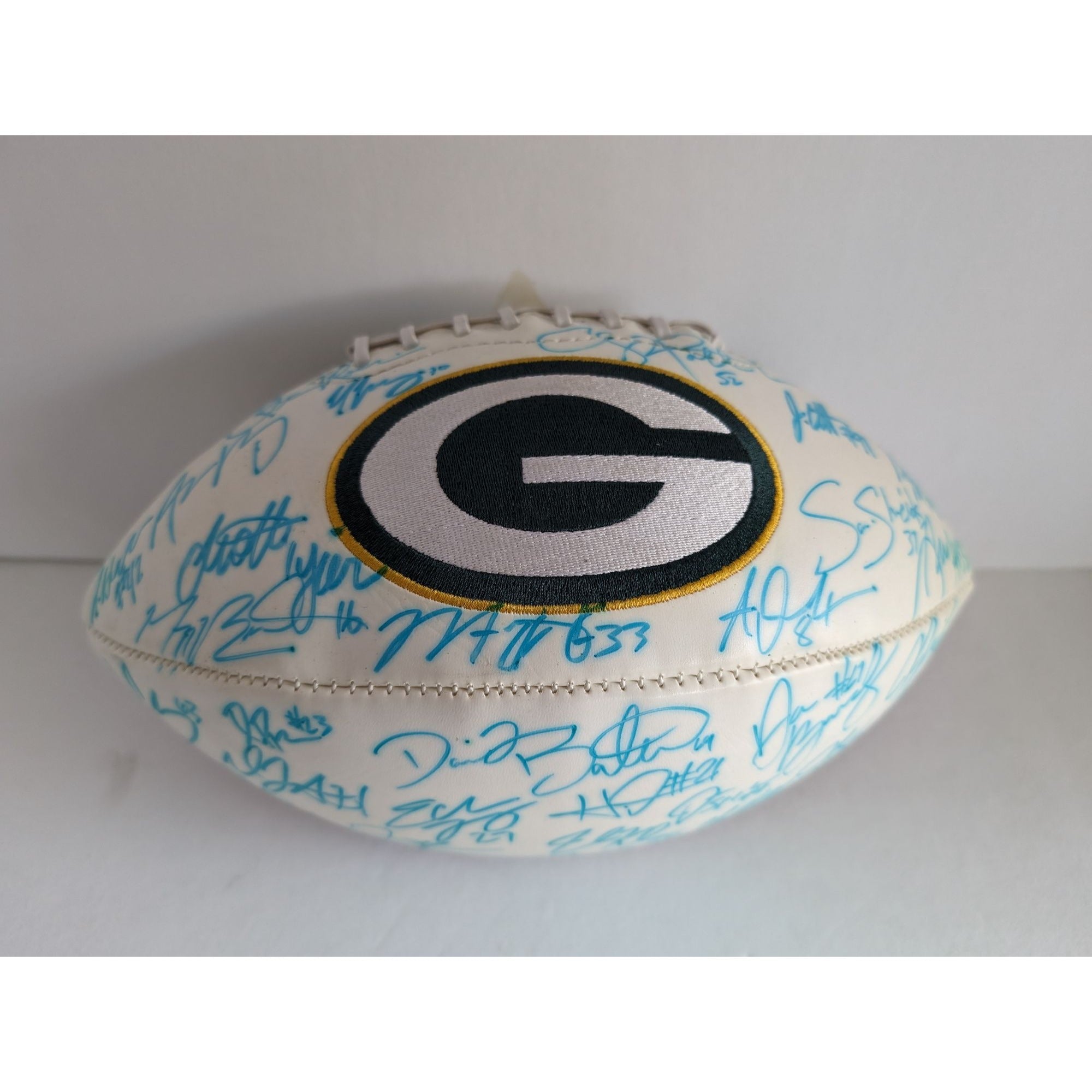 Green Bay Packers Aaron Rodgers Clay Matthews team signed football