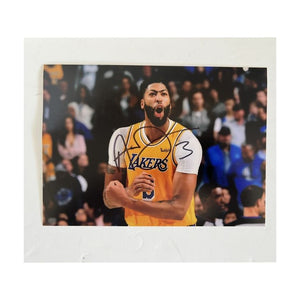 Anthony Davis Los Angeles Lakers 5x7 photo signed with proof