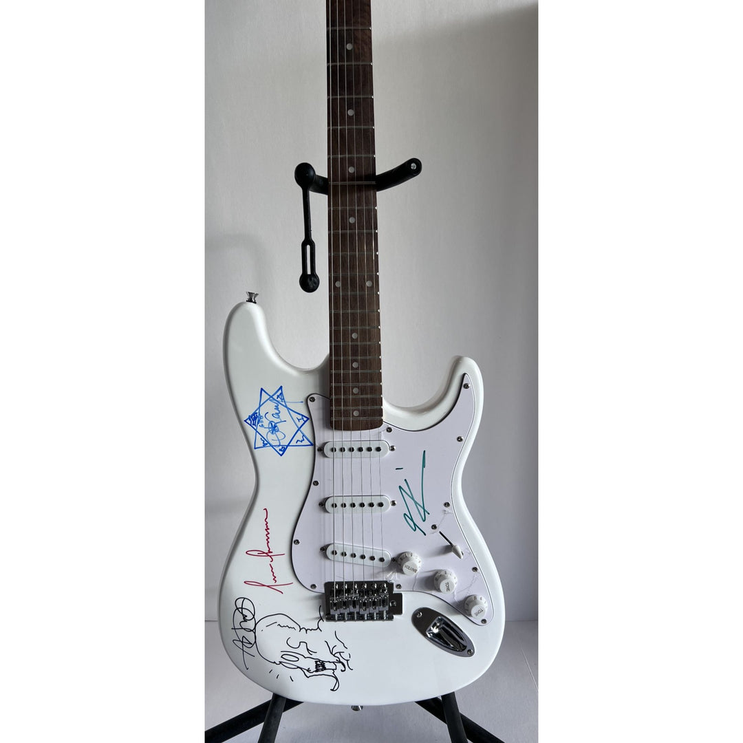 Tool James Maynard Keenan Danny Carey Adam Jones Justin Chancellor full size Stratocaster Electric guitar signed with proof