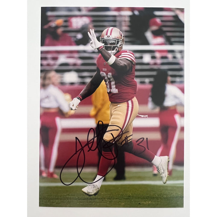 Tashaun Gipson Sr. San Francisco 49ers 5x7 photo signed