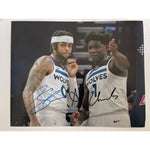 Load image into Gallery viewer, Minnesota Timberwolves Anthony Edwards Karl -Anthony Towns 8x10 photo signed with proof
