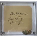 Load image into Gallery viewer, Mario Puzo author of The Godfather autograph page book signed
