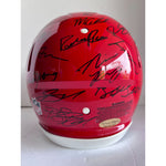 Load image into Gallery viewer, Kansas City Chiefs 2023 24  Riddell Speed authentic game model helmet 40 + sigs Patrick Mahomes Travis Kelce Andy Reid s
