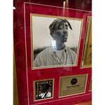 Load image into Gallery viewer, Tupac Shakur Soul Train Music Awards ticket signed framed 21x21.5&quot;
