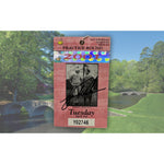 Load image into Gallery viewer, Tiger Woods 2001 Masters ticket signed with proof
