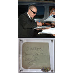 Load image into Gallery viewer, Heath Ledger The Dark Knight Joker autograph page book signed
