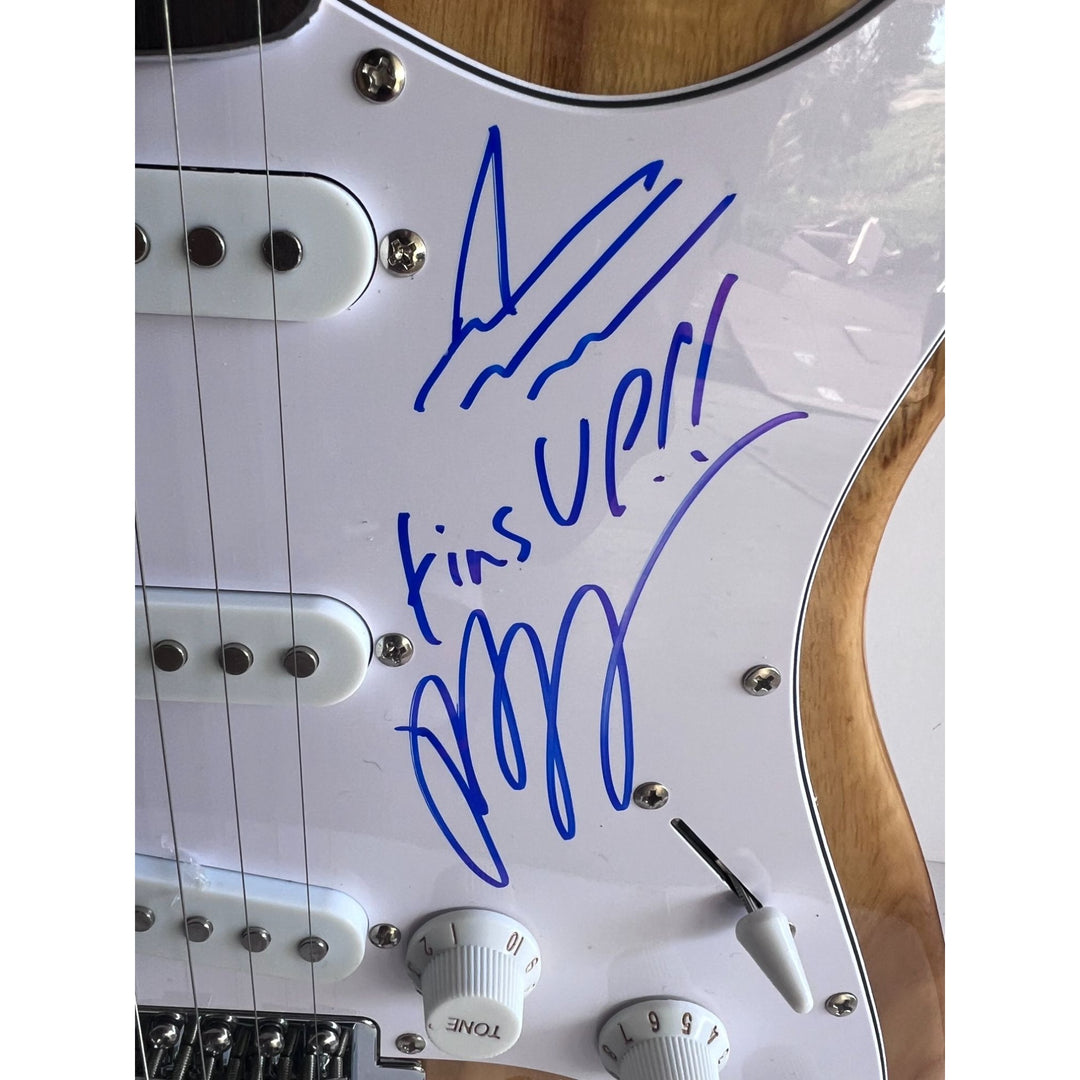 Jimmy Buffett signed with inscription and sketch one of a kind Huntington Stratocaster full size electric guitar with proof