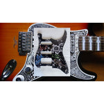 Load image into Gallery viewer, Tom Petty and the Heartbreakers Fender Stratocaster electric guitar pickguard signed with proof
