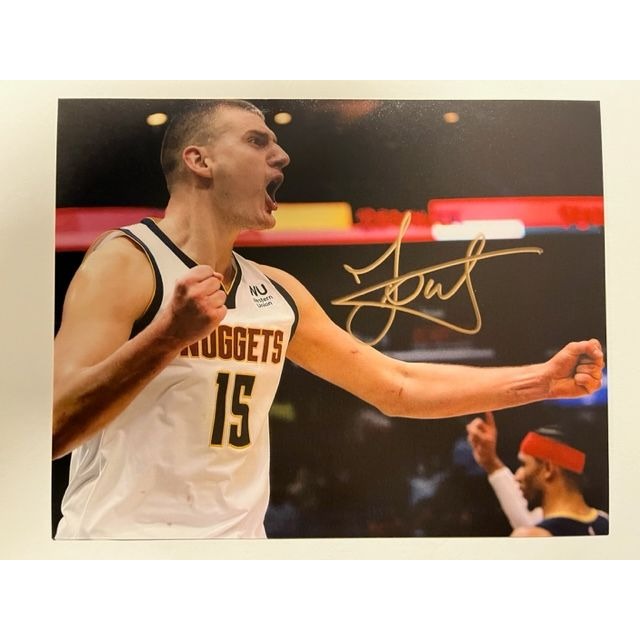 Nicola Jokic Denver Nuggets 8x10 photo signed with proof