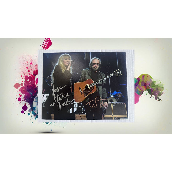 Stevie Nicks and Tom Petty 8x10 photo signed with proof