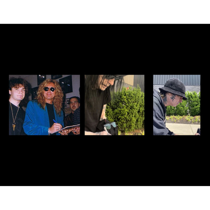 Motley Crue Mick Mars Tommy Lee, Vince Neal Nikki Sixx Poison Brett Michaels, Whitesnake David Coverdale Steve Vai vintage les paul guitar.