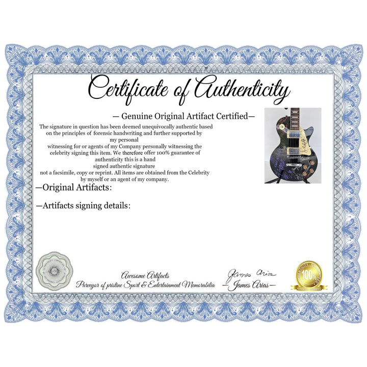 Motley Crue Mick Mars Tommy Lee, Vince Neal Nikki Sixx Poison Brett Michaels, Whitesnake David Coverdale Steve Vai vintage les paul guitar.