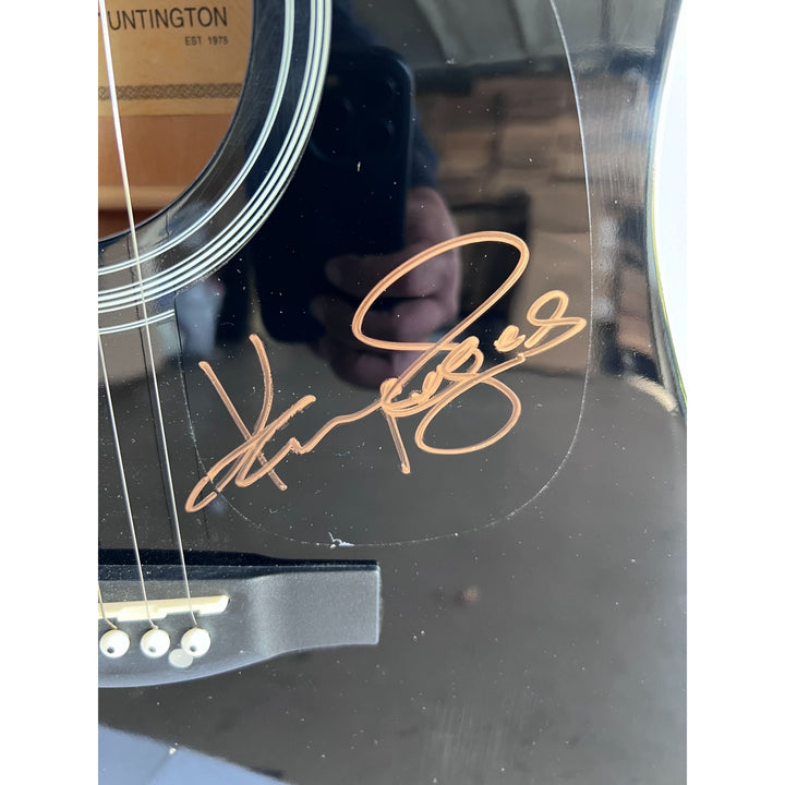 Kenny Rogers One of a Kind acoustic guitar signed with proof