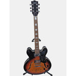 Load image into Gallery viewer, Dave Matthews Band one-of-a-kind signed hollow body electric guitar with proof
