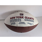 Load image into Gallery viewer, New York Giants Jeremy Shockey Michael Strahan Plexico Burress Tiki Barber Tom Coughlin Eli Manning signed football
