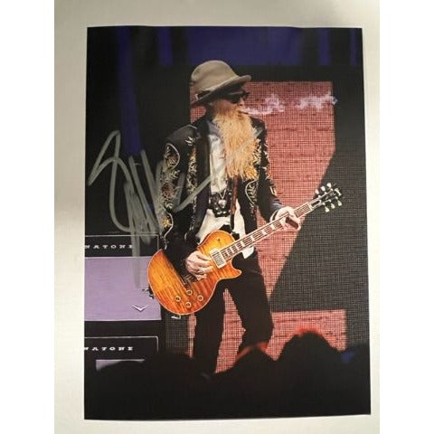 Billy Gibbons of ZZ Top 5x7 photo signed with proof