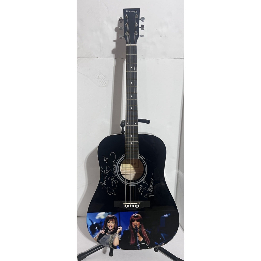 Wynonna and Naomi judd full size acoustic guitar signed