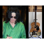 Load image into Gallery viewer, Michael Jackson with hand sketch One of A kind 39&#39; inch full size acoustic guitar signed
