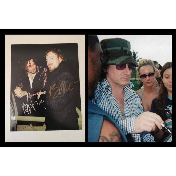 Michael Hutchence INXS Paul Hewson Bono signed with proof