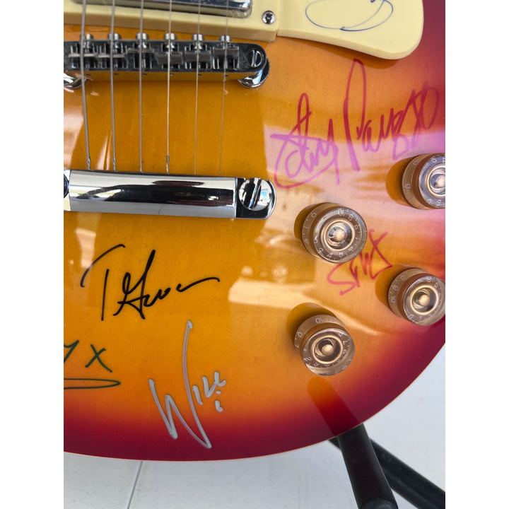 Styx James "J.Y." Young, Tommy Shaw, Todd Sucherman, Lawrence Gowan, Will Evankovich and Terry Gowan Dennis DeYoung and Chuck and John Panoz.