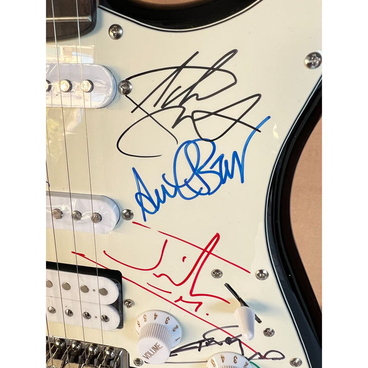 Iron Maiden full size Stratocaster electric guitar signed with proof
