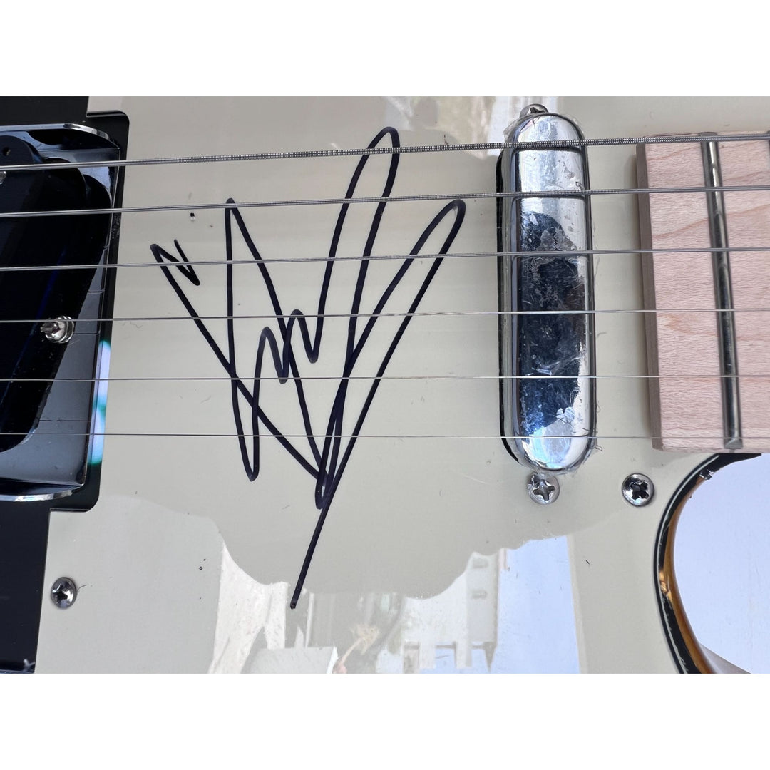 Chris Cornell of Soundgarden one of a kind full size electric guitar signed with proof.
