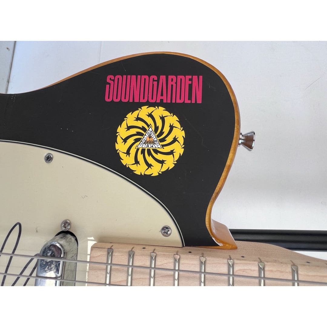 Chris Cornell of Soundgarden one of a kind full size electric guitar signed with proof.