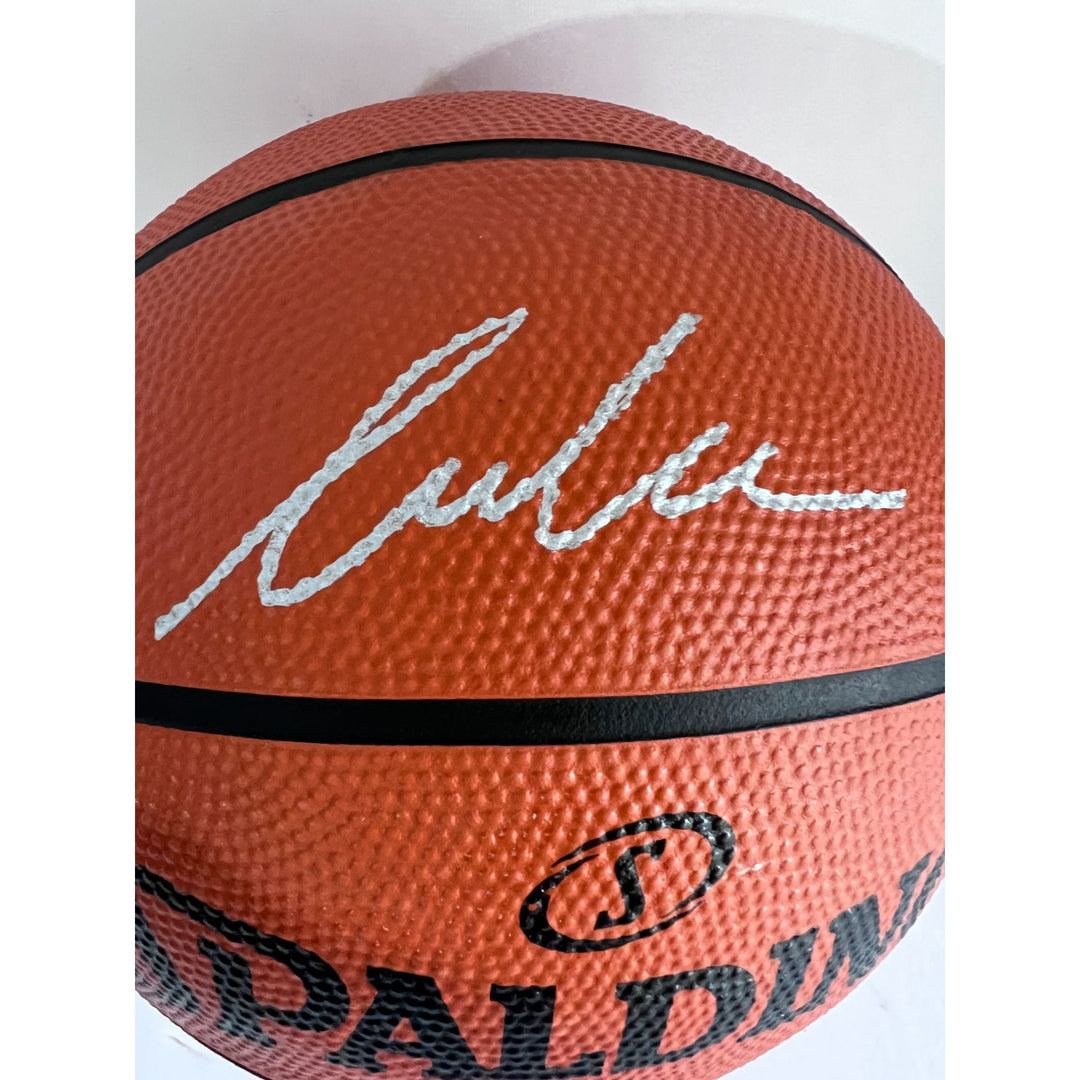 Luca Doncic Dallas Mavericks Spalding NBA Basketball full size signed with proof