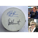 Load image into Gallery viewer, Elton John and Rod Stewart 10-in tambourine signed with proof
