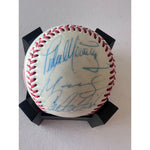 Load image into Gallery viewer, Boston Red Sox greats Carl Yastrzemski David Ortiz Fred Lynn Jim Rice Carlton Fisk 13 and all signed baseball with proof
