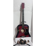 Load image into Gallery viewer, Eddie Vedder Pearl Jam Stone Gossard Mike McCready Jeff Ament full size acoustic guitar signed with proof
