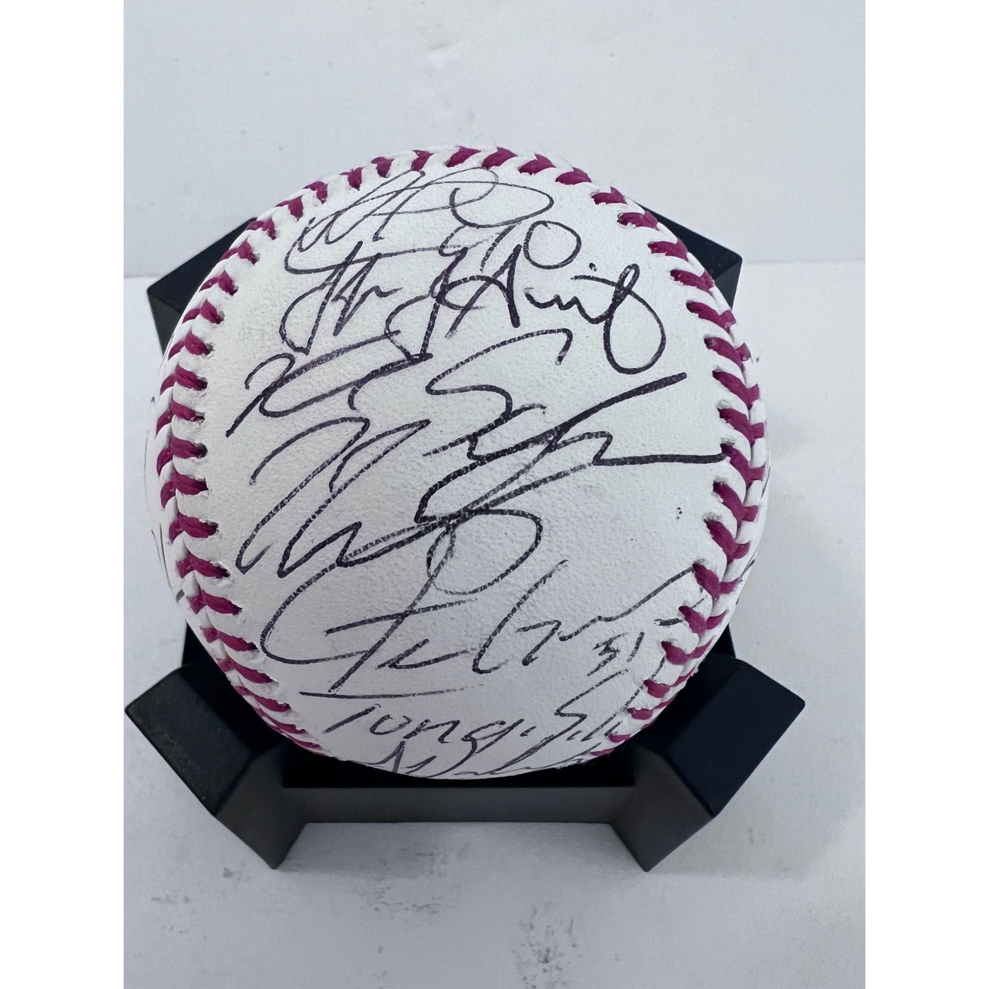 Chicago Cubs 2016 World Series champions team signed Rawlings MLB baseball signed with proof