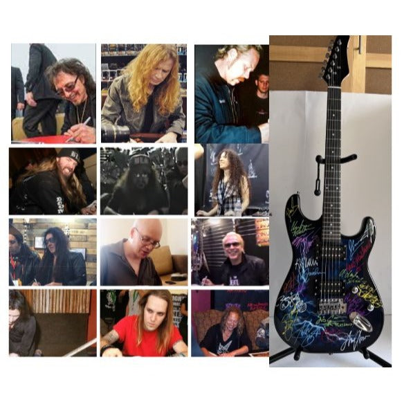 Blue Lightning electric guitar 20 heavy metal guitar greats Kirk Hammett Dimebag Darryl Kk Downing Zakk Wylde