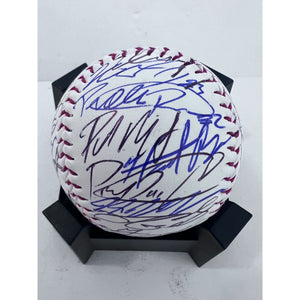 Houston Astros 2022 World Series champions team signed baseball Jose Altuve Justin Verlander Dusty Baker Alex Bregman Jeremy Pena