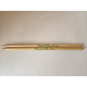 Phil Collins Genesis Drumstick signed with proof